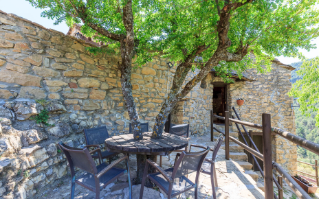 Lovely terrace next to the house